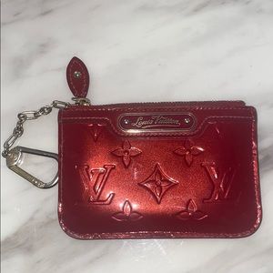 Louis Vuitton Red Vernis KEYPOUCH